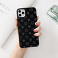 Simple retro letter phone case for iPhone