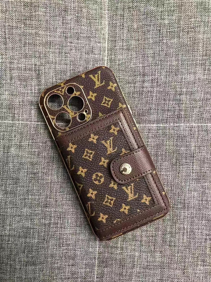 Fashion Card Holder phone case for iPhone