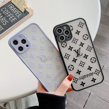 Luxury Frosted letter phone  case