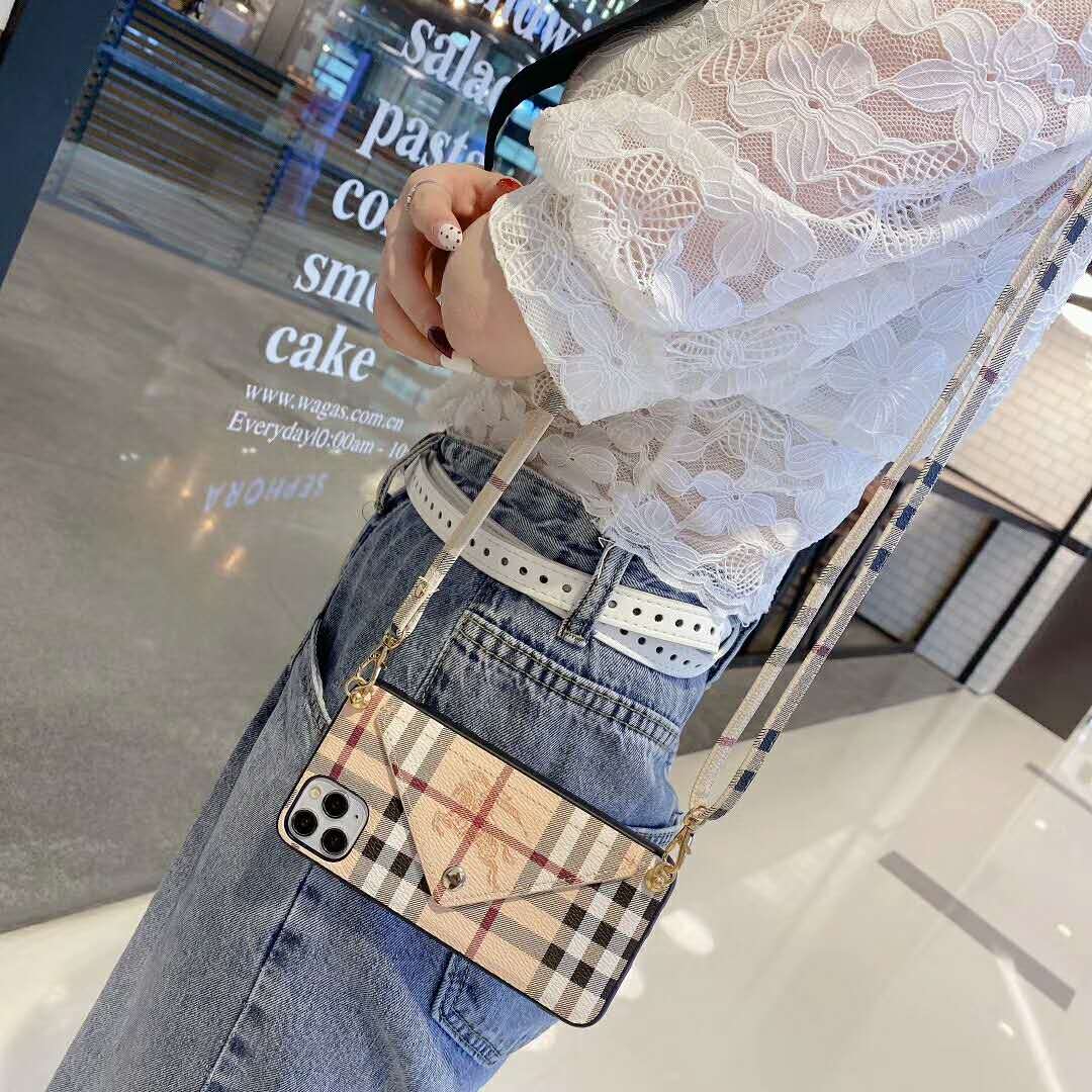 Plaid Wallet Phone Case