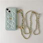 Luxur body cross leather phone case for iphone