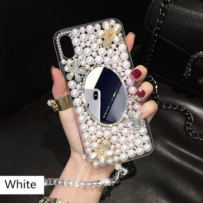 Pearl Makeup Mirror Phone Case