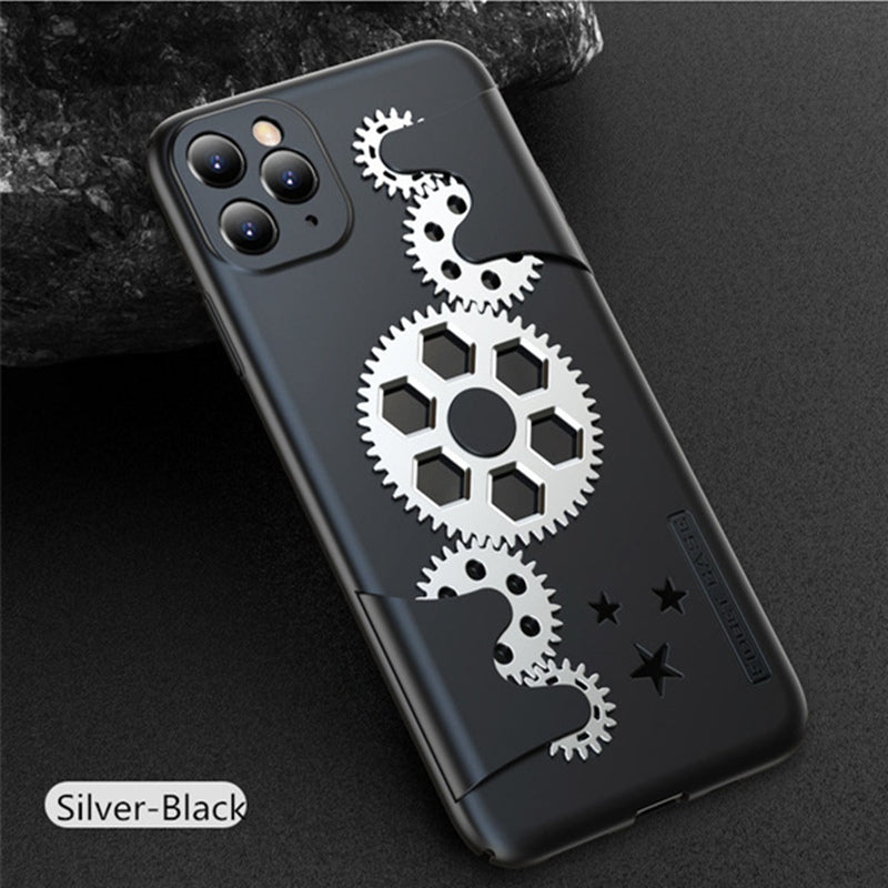 Mechanical gear phone case