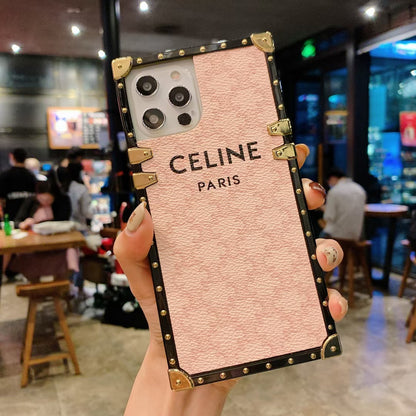 Luxury square phone case for iphone