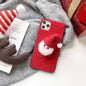 Christmas plush phone case for iphone