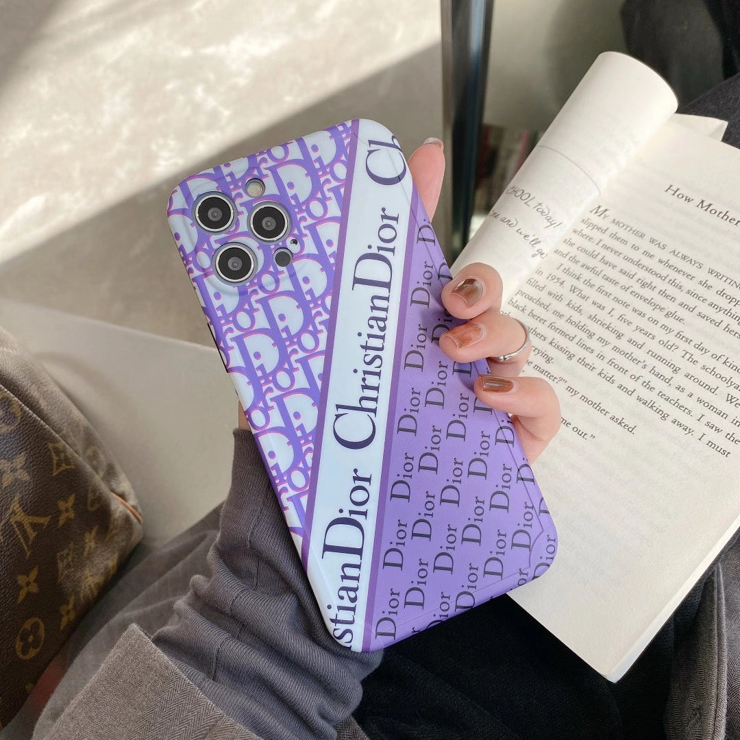 Stitching pattern soft phone case