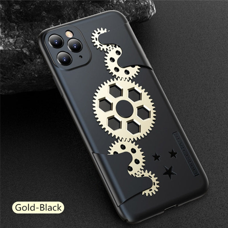 Mechanical gear phone case