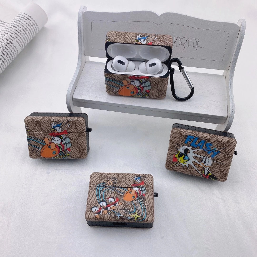Animated Donald Duck phone case and Airpods case