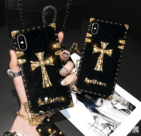 Tide Brand with Diamond Lanyard Phone Case - LVCASE