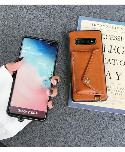 Leather Wallet Phone Case - LVCASE