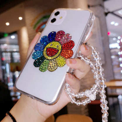 Rhinestone Sun Flower Phone Case