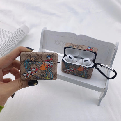 Animated Donald Duck phone case and Airpods case