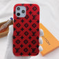 Fashion plush letter phone case
