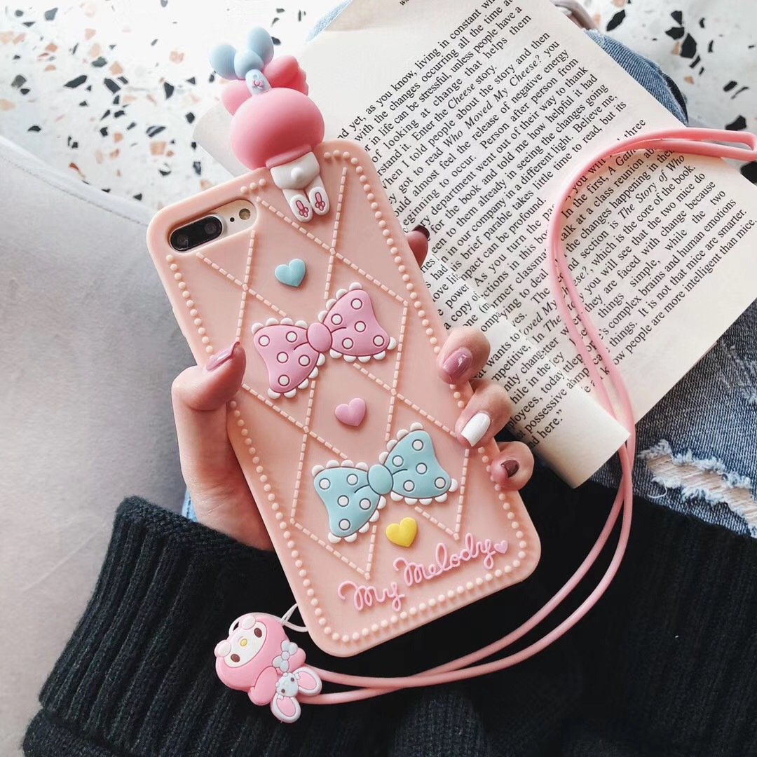 Cartoon silicone  phone case - LVCASE