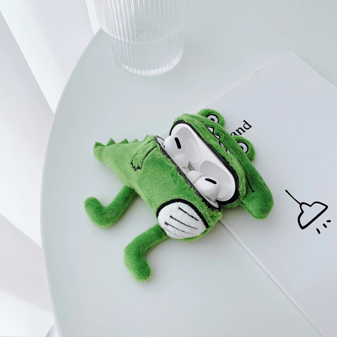 Alligator Plush Airpods case