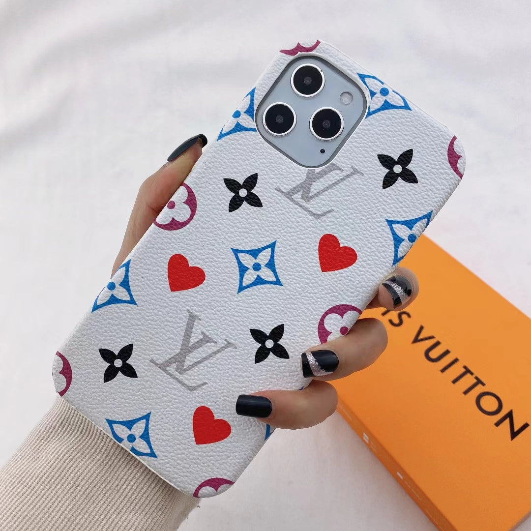 Fashion color letter phone case