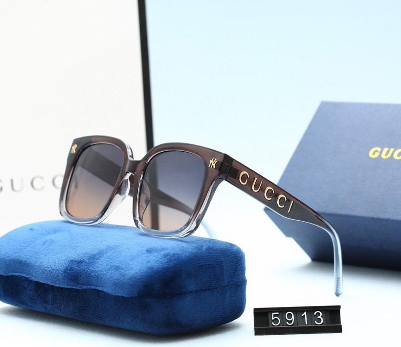 5 COLORS LETTER DECORATION TR90 SQUARE POLARIZED SUNGLASSES