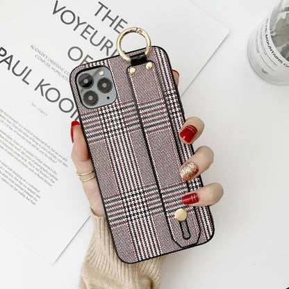 Retro Check Wristband Phone Case for iphone
