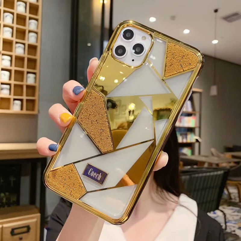 Luxury pearl plating phone case