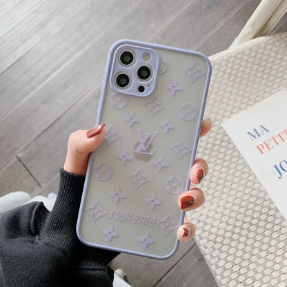 Luxury Frosted letter phone  case