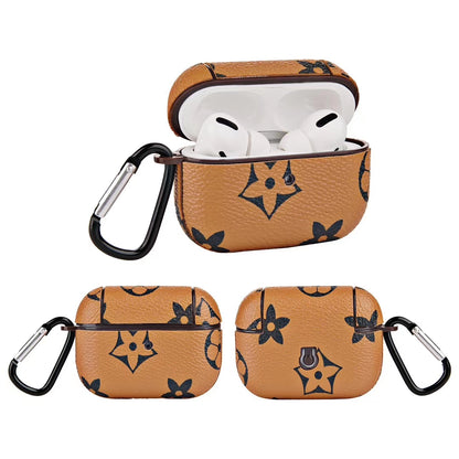 Retro  leather Airpods case
