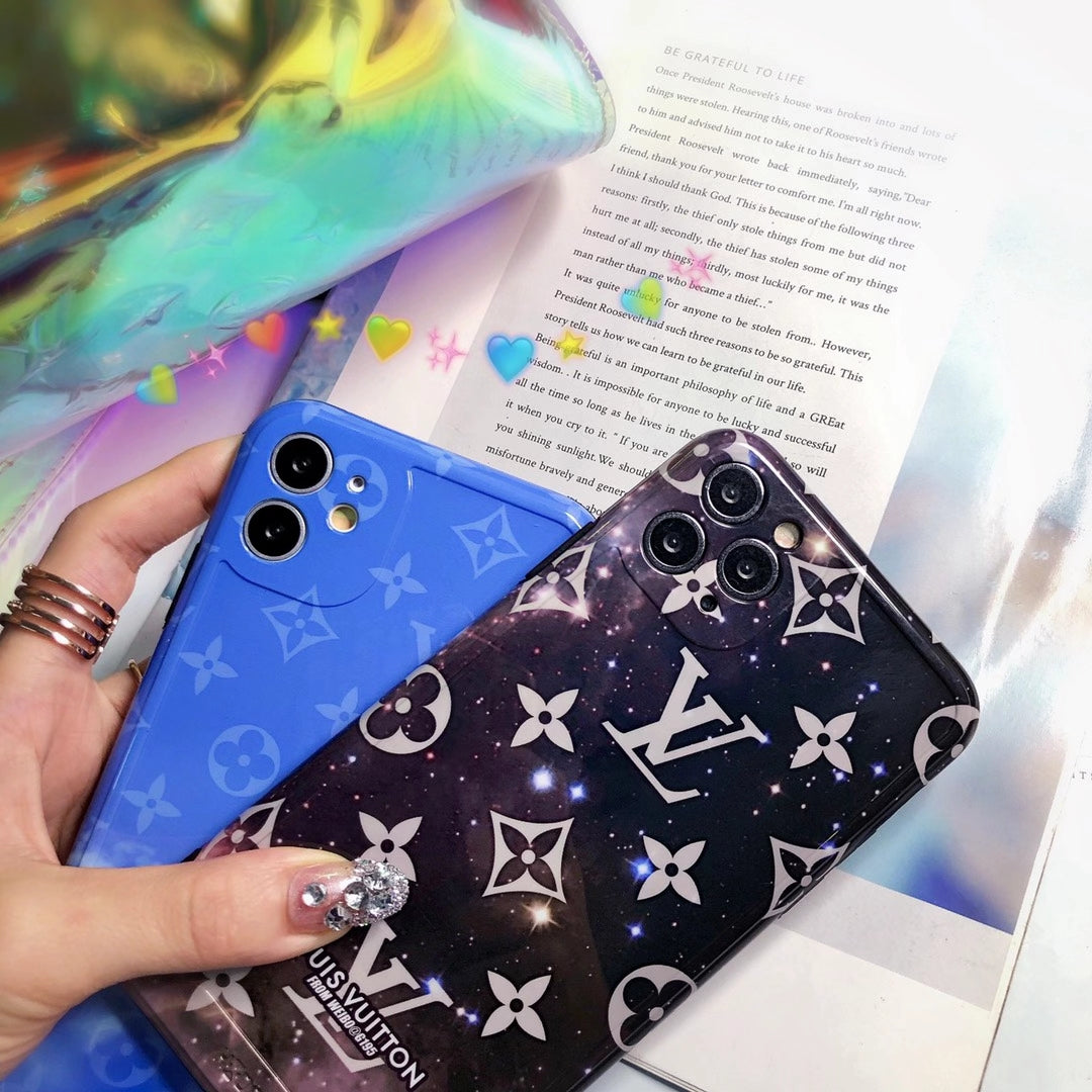 Luxury starry sky phone case and Airpods case