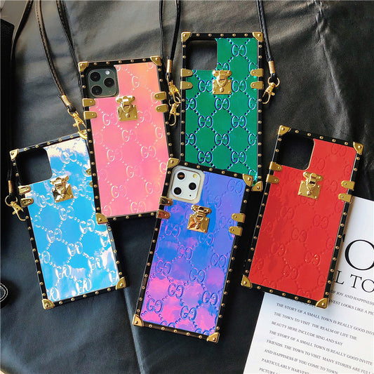 Laser square phone case