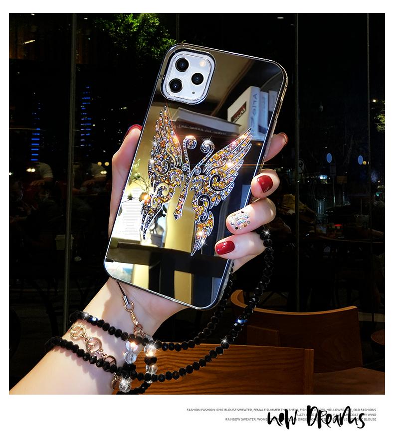 butterfly mirror phone case - LVCASE