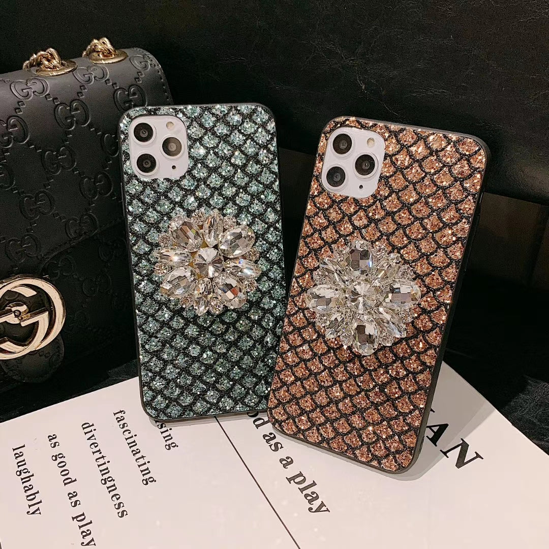Flash Drilling Bracket Phone Case