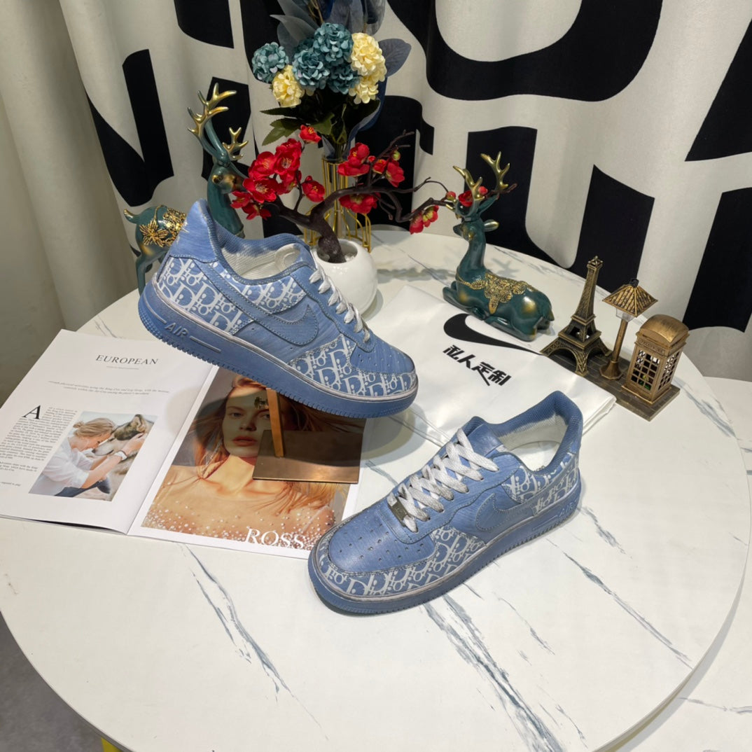 L V x D I 0 R - AF1 Sneaker [Blue]