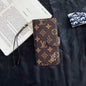 Luxury leather card case phone case for iphone