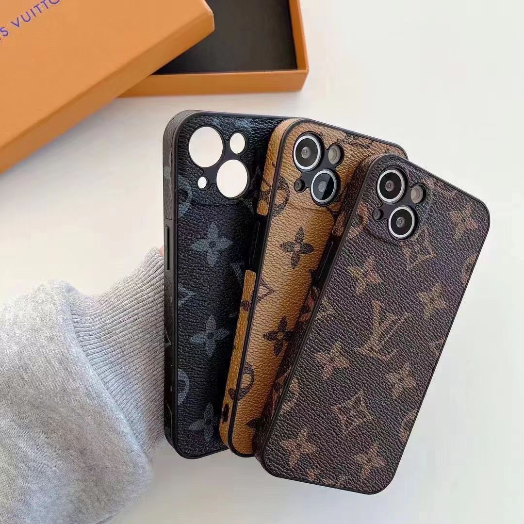 Vintage leather phone case