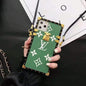 Colorful leather lanyard phone case for samsung
