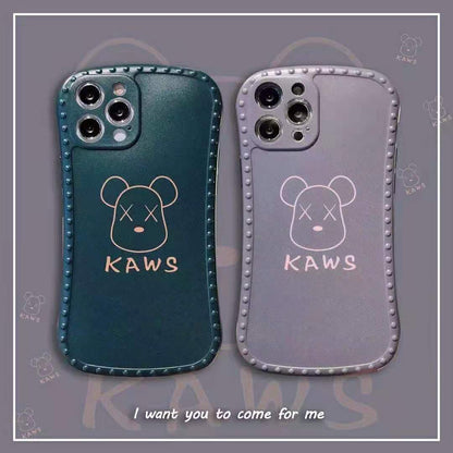 Cute bear waist design phone case