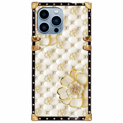 Luxury Flower  Square   phone case for samsung