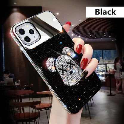 Diamond All-inclusive Full Diamond Little Bear Phone Case - LVCASE
