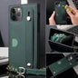 Wallet card lanyard phone case