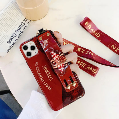 Bee Wristband Lanyard Phone Case