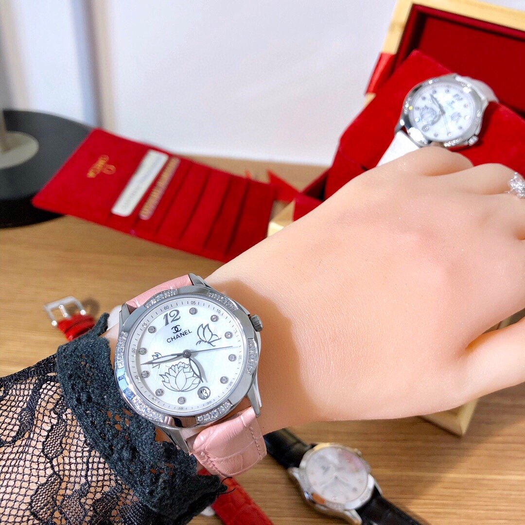 C H A N E L - Lotus watch [ 4 Colours Available ]
