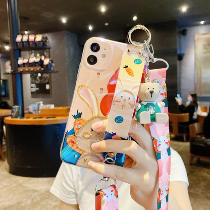 slant straddle back wristband  phone case