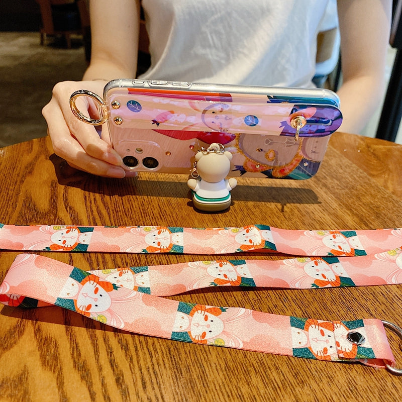 slant straddle back wristband  phone case
