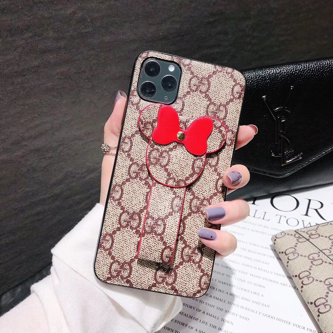 Leather bracket phone case - LVCASE