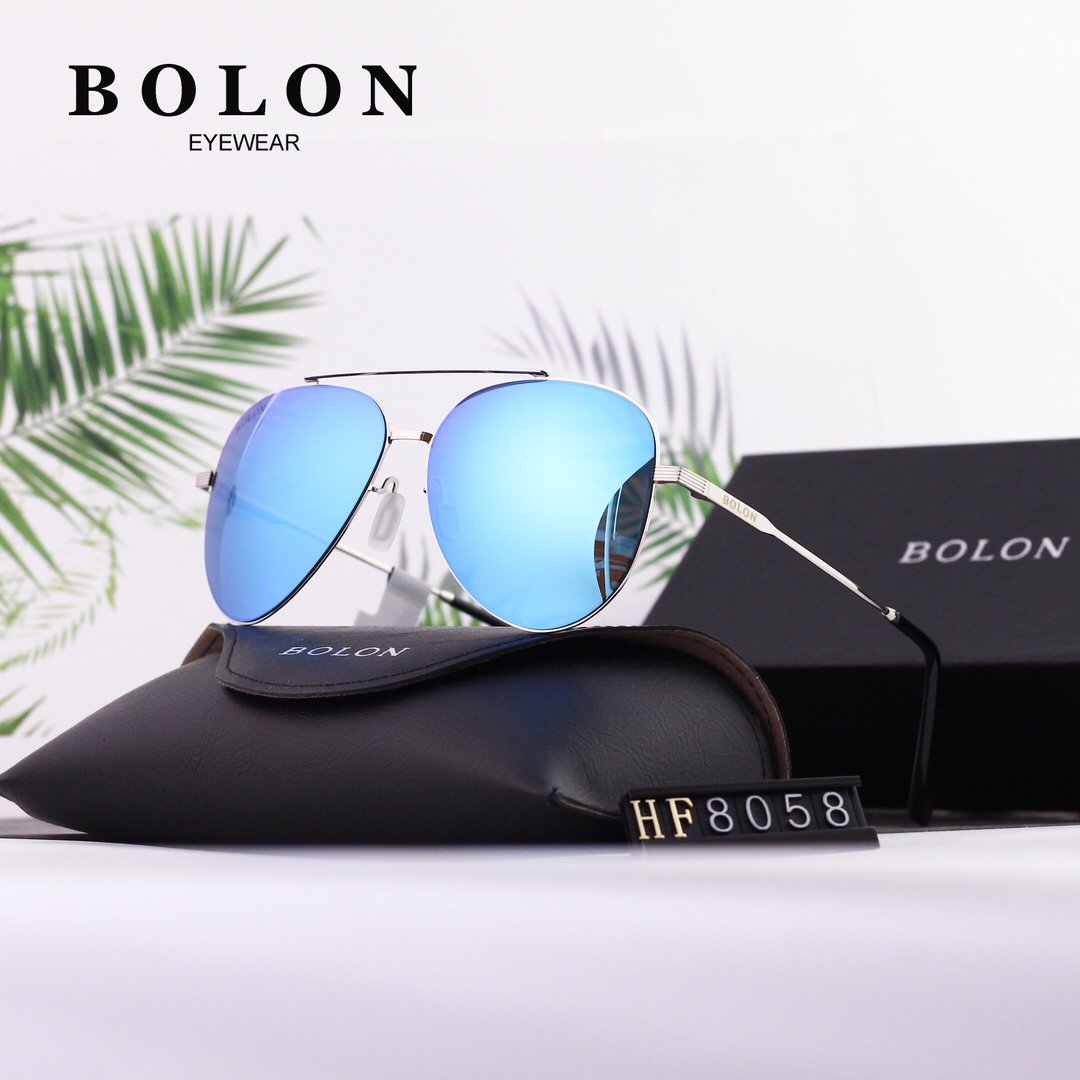 5 COLORS DOUBLE BRIDGE METAL FRAME WATERMARK LENS SUNGLASSES
