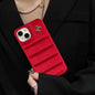 Autumn and Winter Golden Velvet Diamond  phone case for iPhone