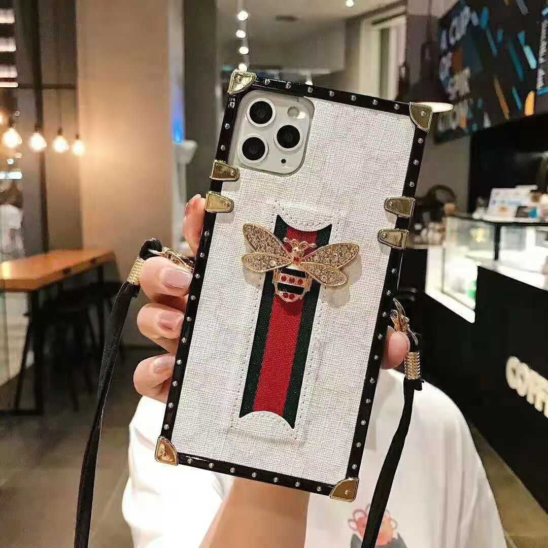 crystal Bee Square Phone Case for iphone