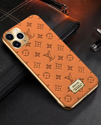 Fashion electroplating edge phone case