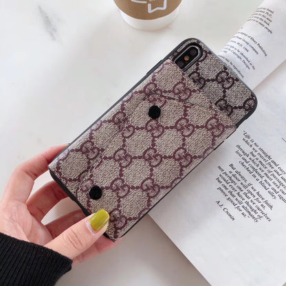 Retro Coin purse leather phone case