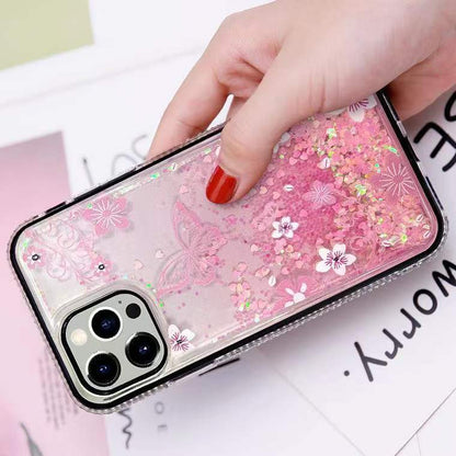 Butterfly Quicksand Phone Case