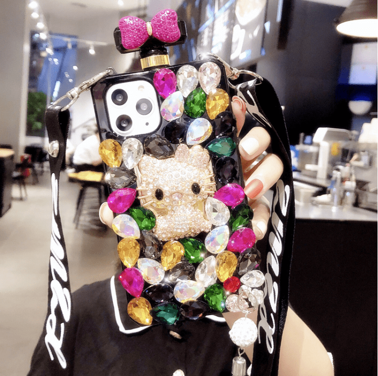 Diamond Perfume Bottle Phone Case - LVCASE