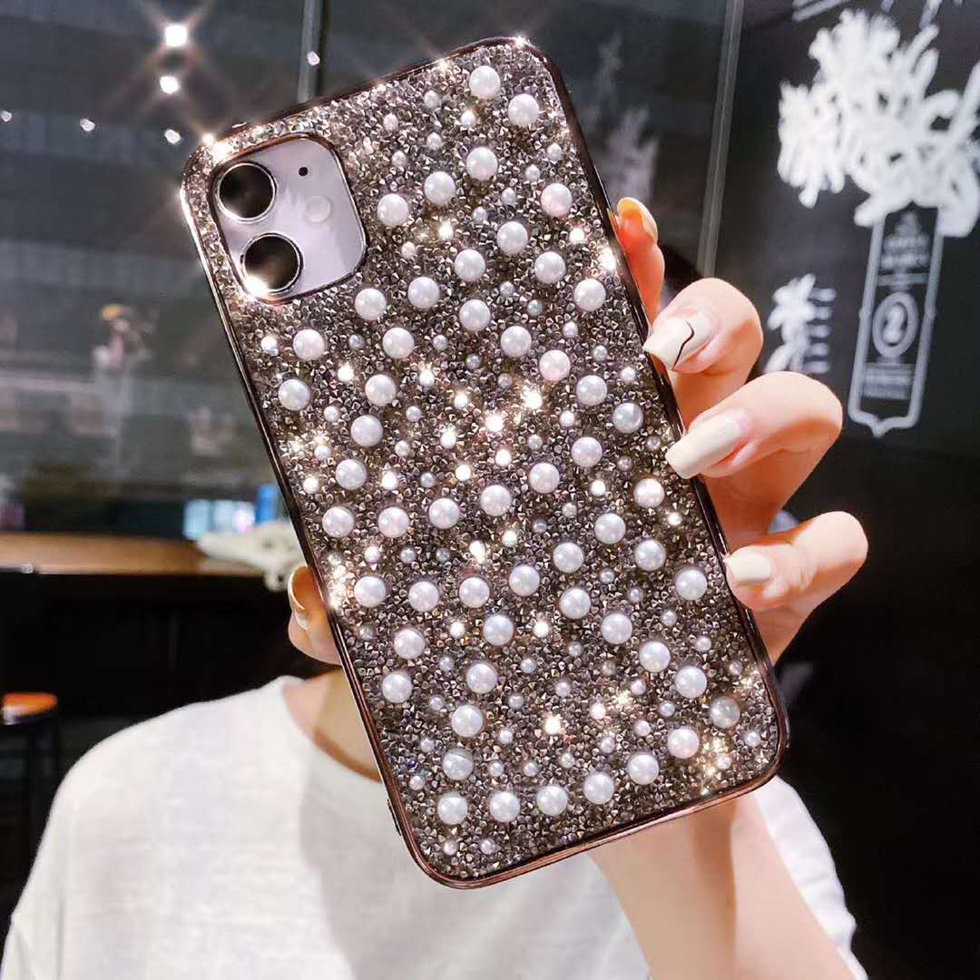 Pearl Rhinestone Phone Case